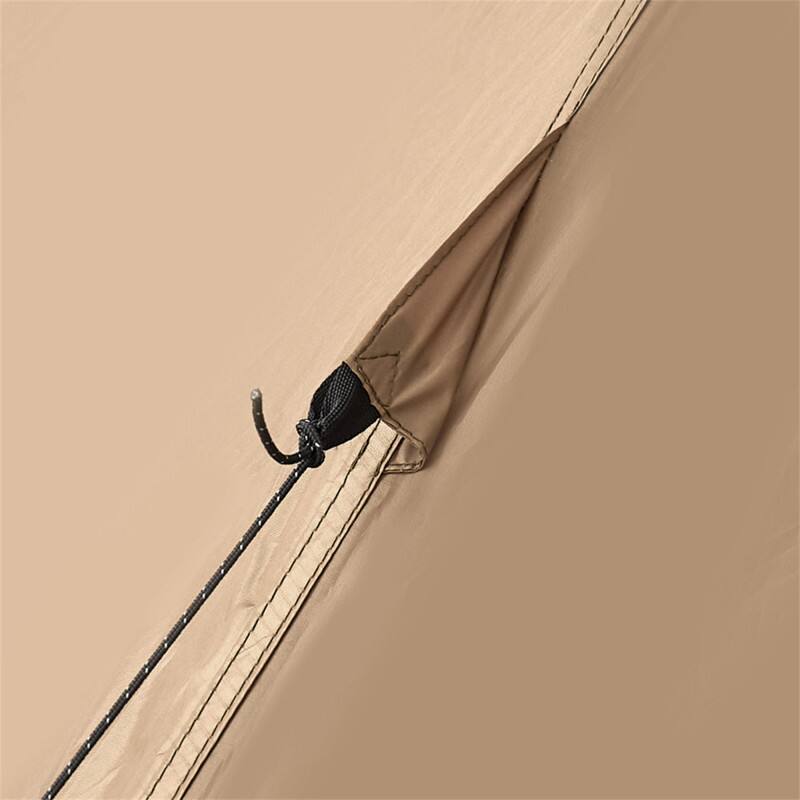 Alt View 5. HTUTWOO - Hot Tent for 4 Persons - Portable Winter Tent with Stove Jack, Waterproof Canvas Camping Tents,Lightweight Shelter Tents - Brown.