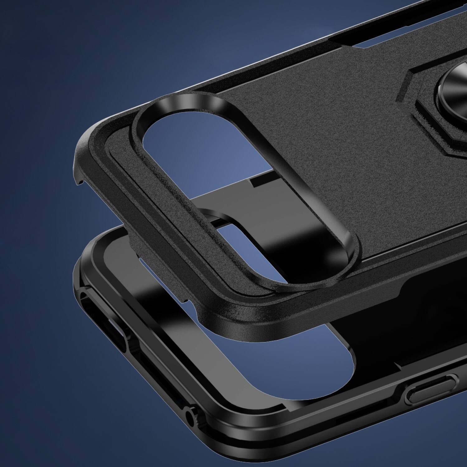 Alt View 17. SaharaCase - Raider Series Heavy-Duty Case for Google Pixel 9 and 9 Pro - Scorpion Black.