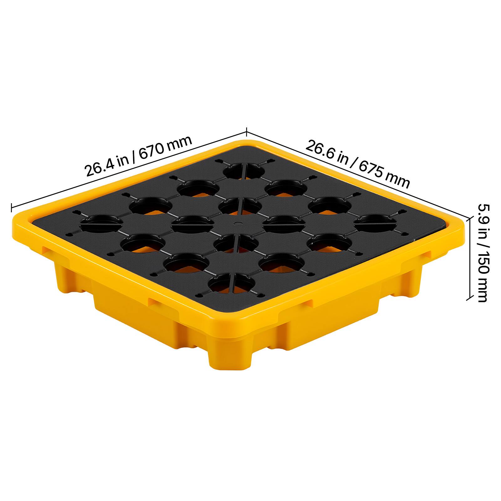 670 mm  
26.4 in / 670 mm  
26.6 in / 675 mm  
5.9 in / 150 mm