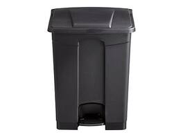 Safco - Indoor Step Trash Can, Plastic, 17 Gal. (9922BL) - Black