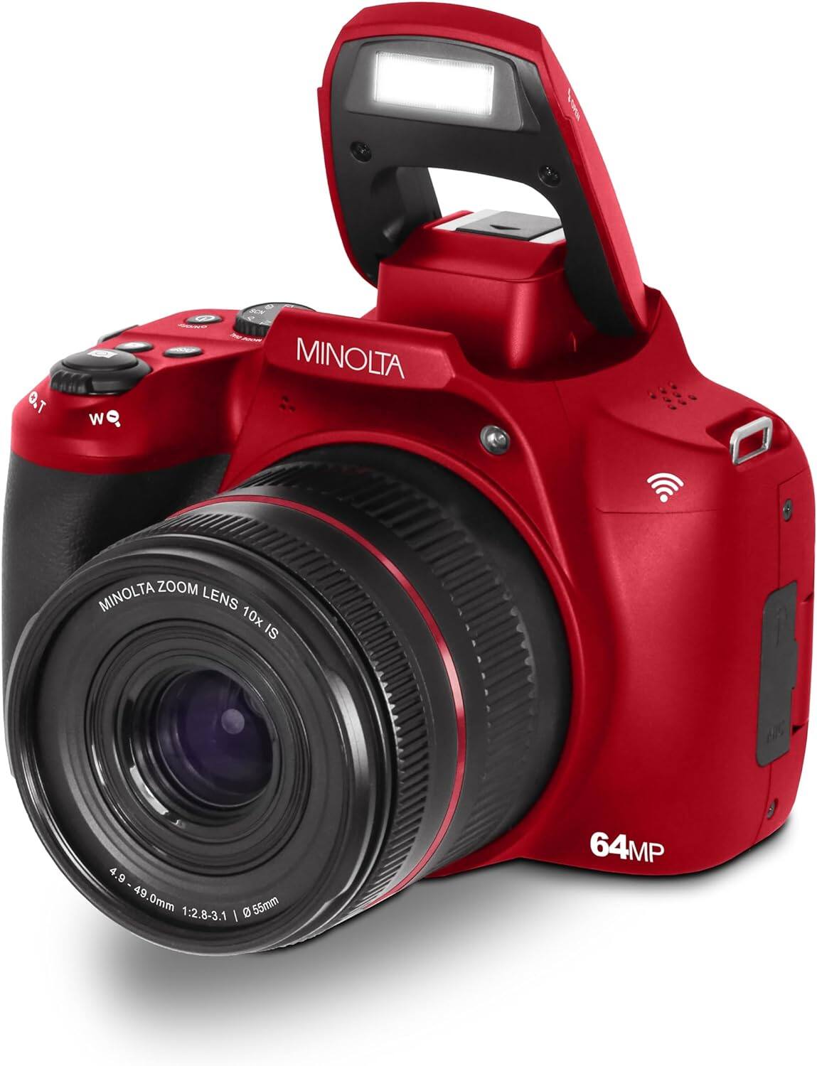 MINOLTA ZOOM LENS 10x IS  
4.9 - 49.0mm  
1:2.8-3.1  
64MP