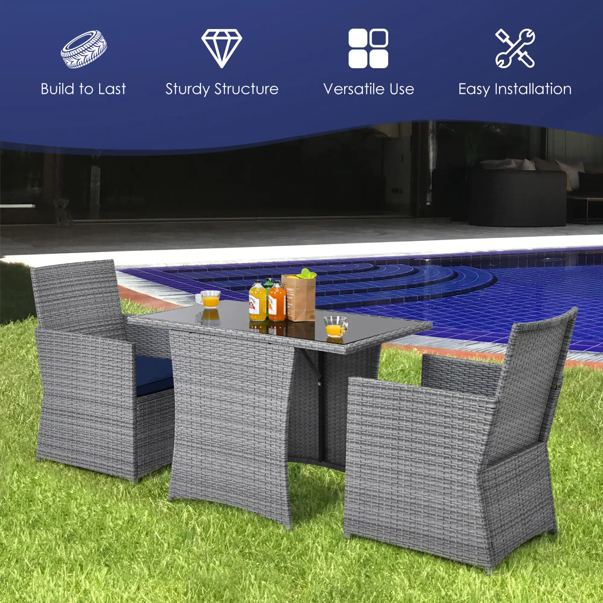 Build to Last  
Sturdy Structure  
Versatile Use  
Easy Installation