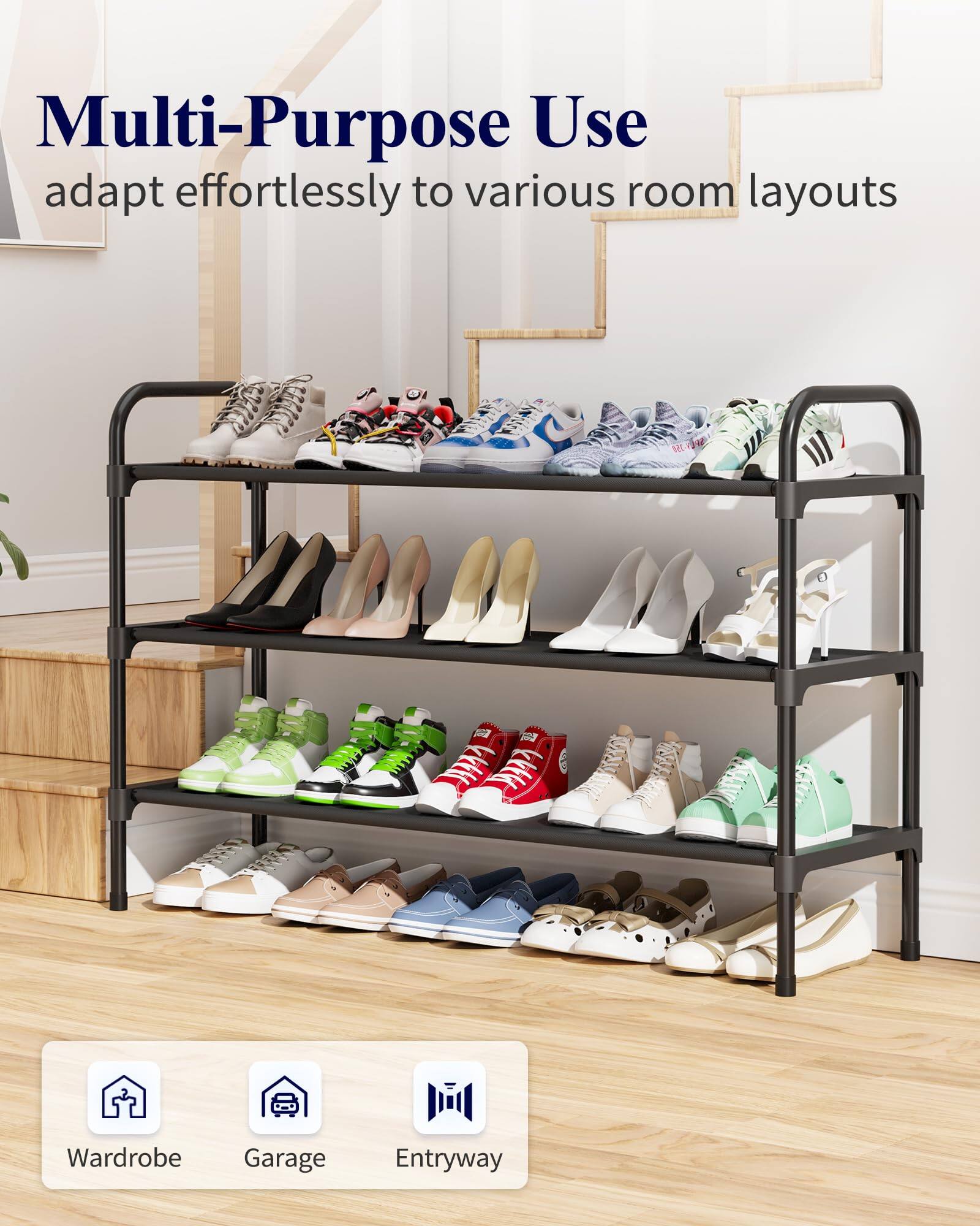 Multi-Purpose Use  
adapt effortlessly to various room layouts  

Wardrobe  
Garage  
Entryway