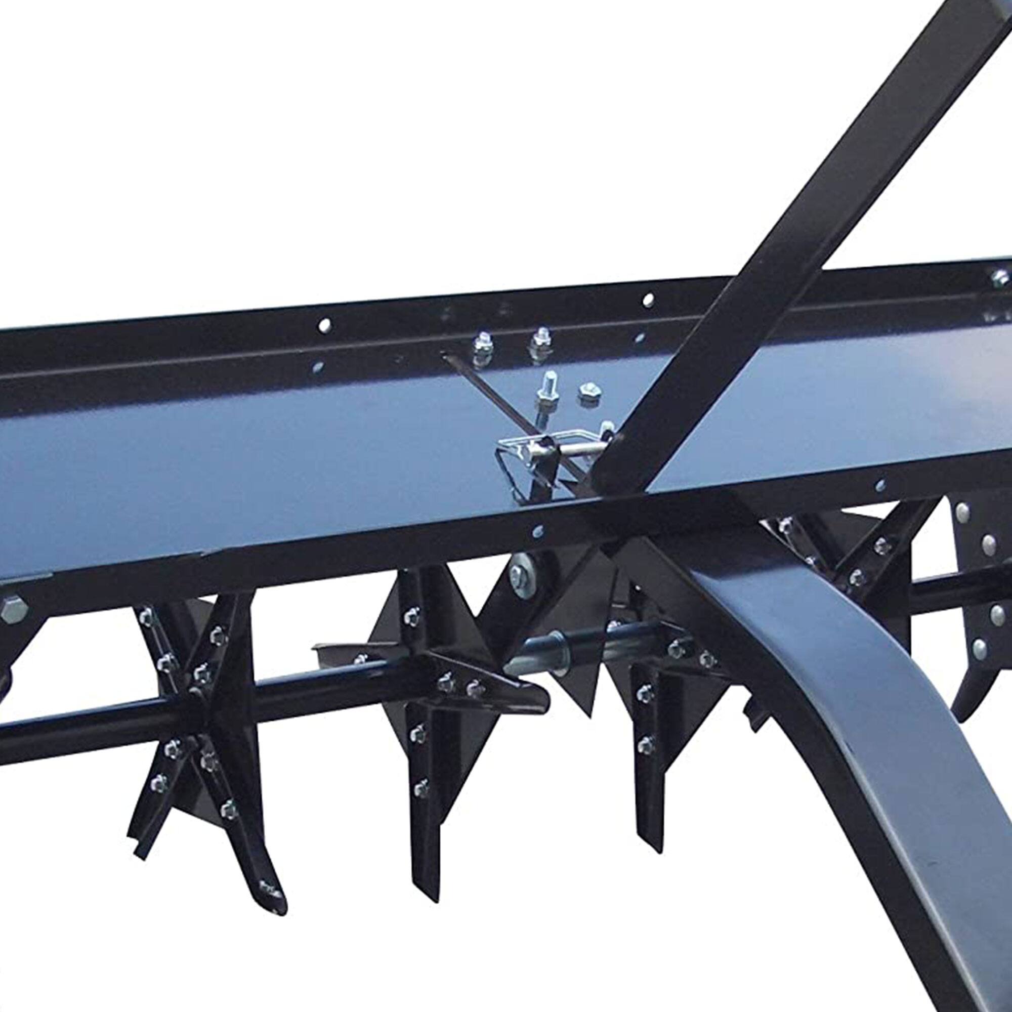 Alt View 4. Yard Tuff - Yard Tuff Steel Plug Aerator Universal Hitch, 40 Inch Wide Working Width, Black - Black.