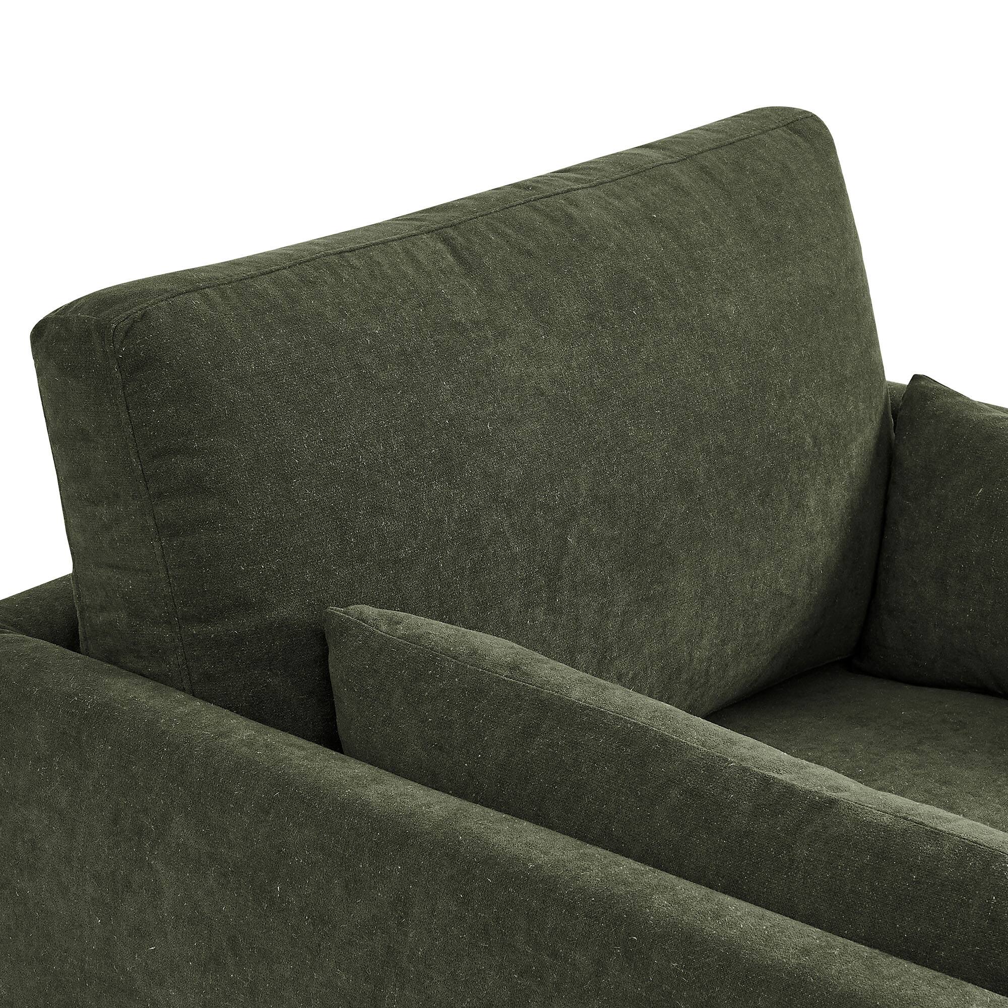Alt View 5. Modway - Wellfleet Slipcovered Linen-Blend Armchair by Modway - Sage.