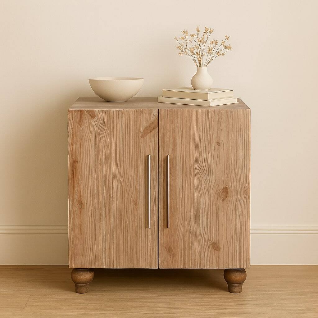 Alt View 4. Artisan Furniture - Artisan Furniture Solid Wood Sandgrain Pine & Mango Sideboard - Brown.