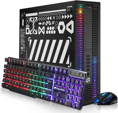 Dell Refurbished Excellent HP RGB Gaming Desktop PC, Intel Core i5 Dell Refurbished Excellent HP RGB Gaming Desktop PC, Intel Core i5