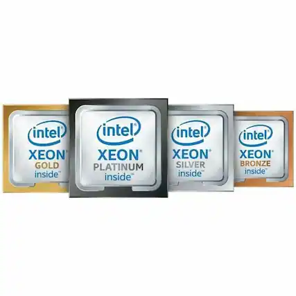 intel XEON GOLD inside
intel XEON PLATINUM inside
intel XEON SILVER inside
intel XEON BRONZE inside