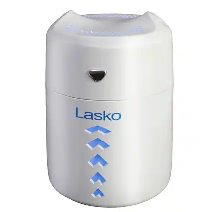 Front. Lasko - Lasko Ultrasonic Cool Mist Personal Humidifier 0.4L, Home Water Vaporizer, White - White.