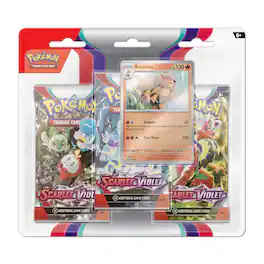Pokémon - Pokemon TCG: Scarlet & Violet - Base Set 3 Booster Packs & Arcanine Promo Card