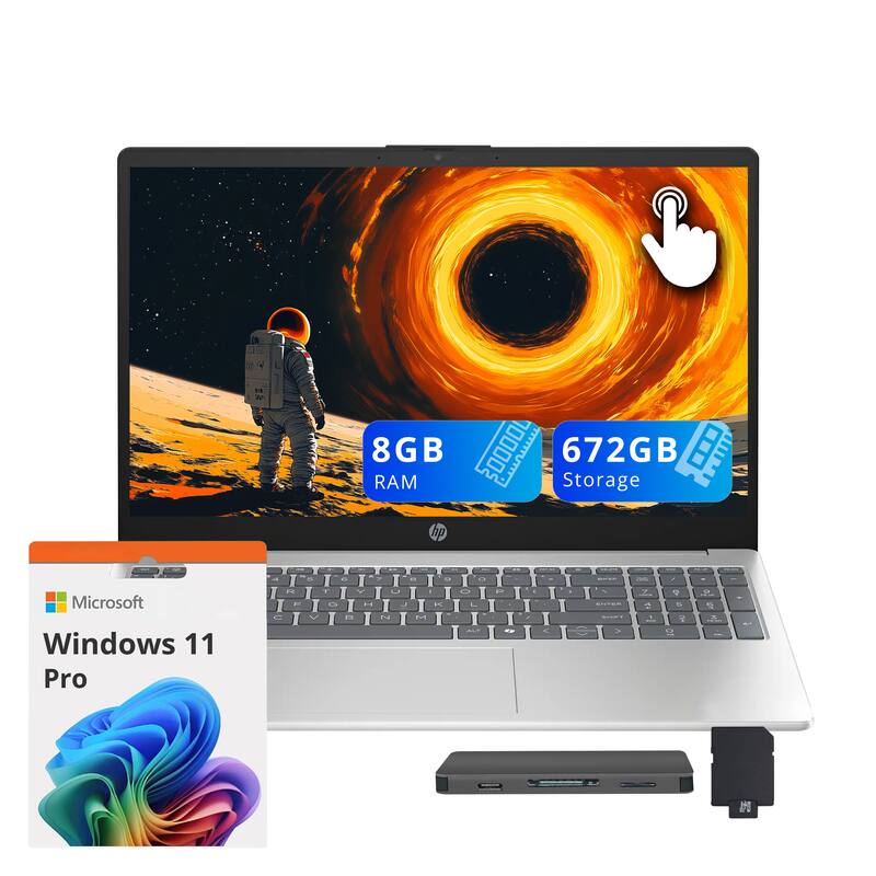 8GB RAM, 672GB Storage, HP 2P, Microsoft Windows 11 Pro