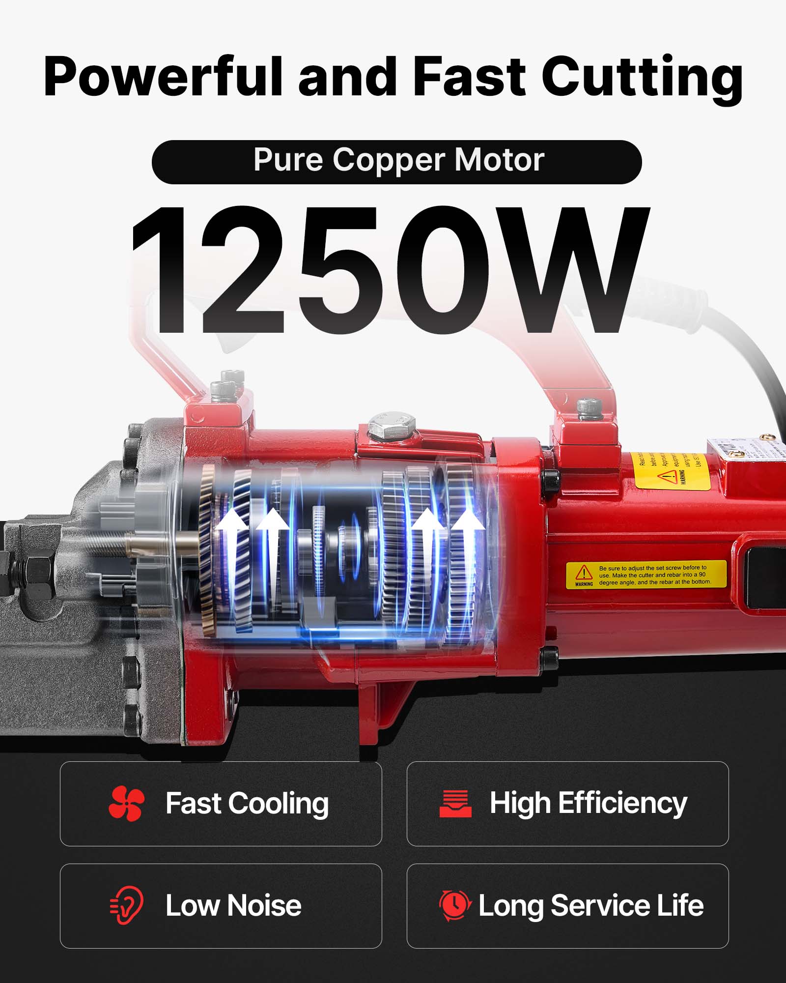Powerful and Fast Cutting Pure Copper Motor 1250W

PRODUCT
Be sure to adjust the set screw before use. Make the cutter and retainer into a 30° MARGIN degree angle, and then reinsert the retainer into the bottom.

Fast Cooling
High Efficiency
Low Noise
Long Service Life