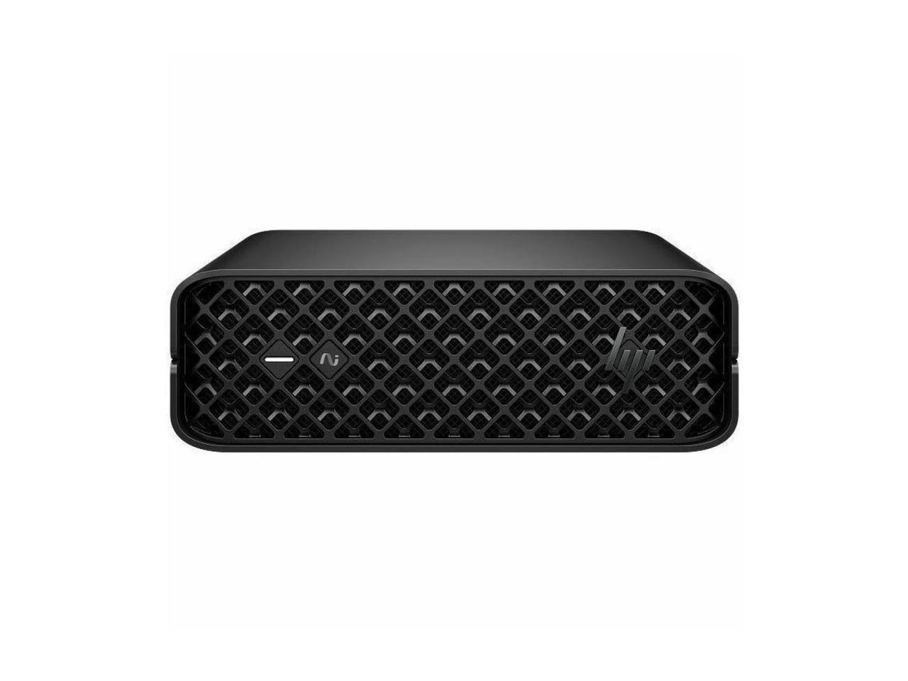 Alt View 1. HP - HP Z2 Mini G1i - Intel Ultra 7 265 - 64GB - 1TB SSD - NVIDIA RTX A1000 - Windows 11 Pro - Black - Black.