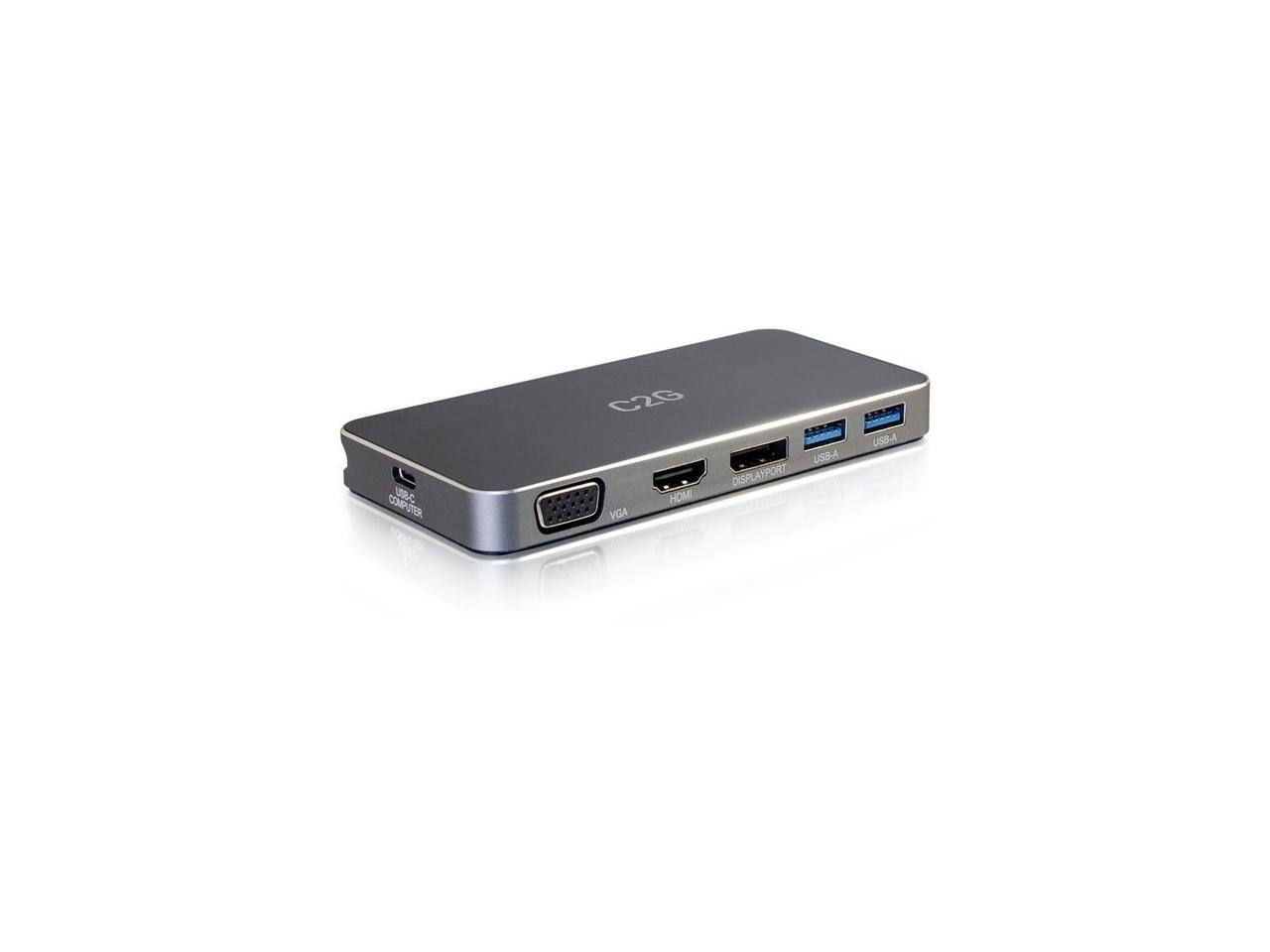 USBC COMPURER C2G HOM VGA USB-A DISPLAYPORT USB-A