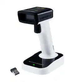 ScanAvenger - SA9400 Wireless 1D/2D Barcode Scanner – Bluetooth, Wi-Fi, USB, Handheld/on-Counter with LCD Display