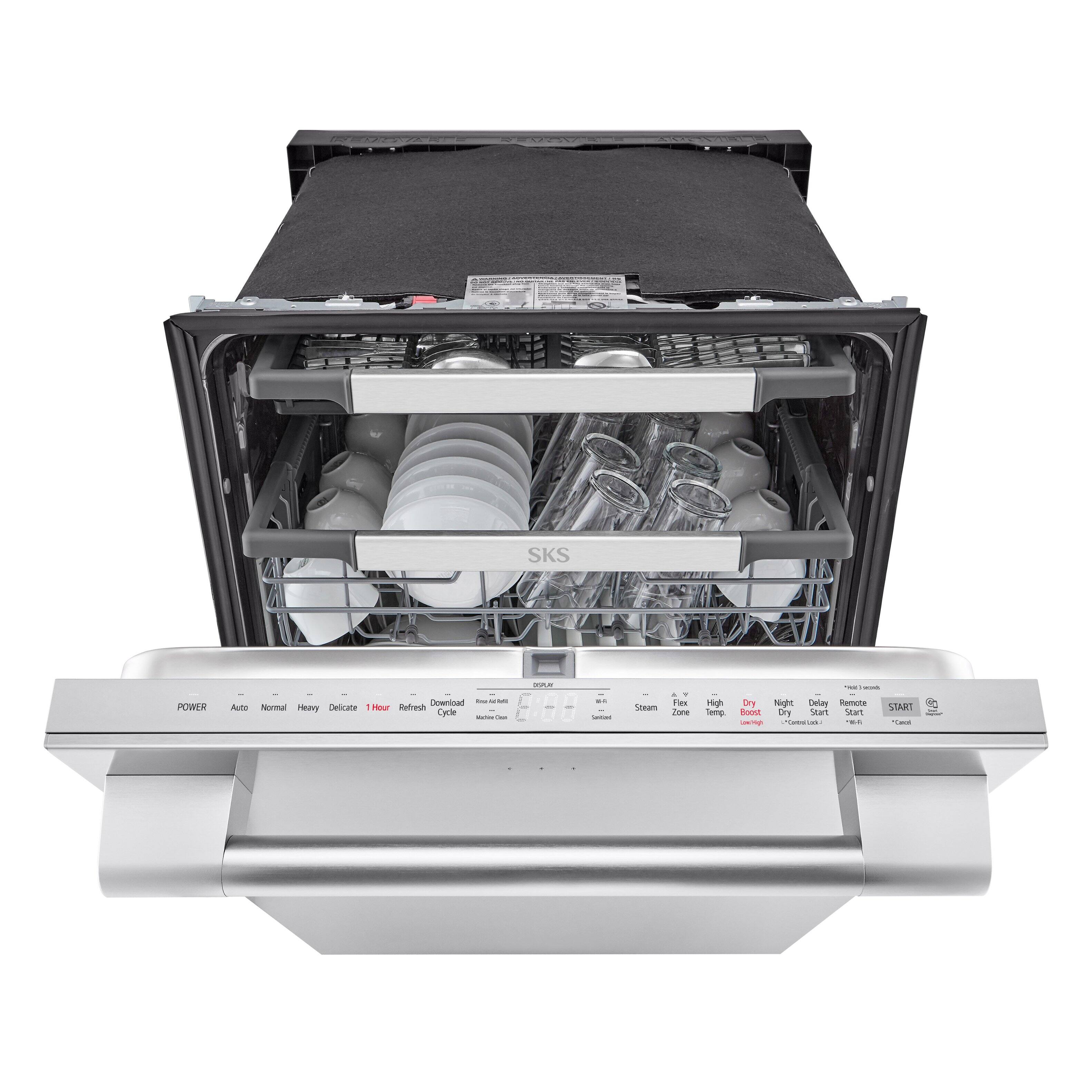 SKS 24 inch Professional Top Control Built in Smart Stainless Steel Tub ...