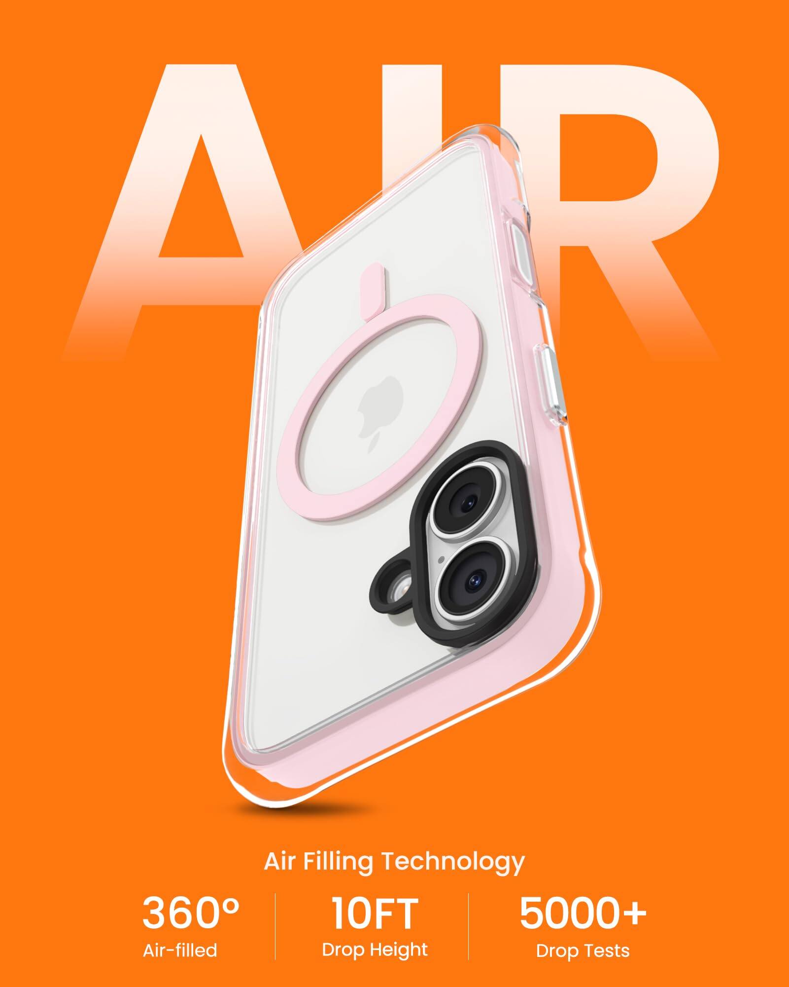 AIR

Air Filling Technology

360° Air-filled

10FT Drop Height

5000+ Drop Tests