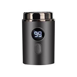 Cluzine - Portable Mini Electric Shaver, 304 Steel Blade, LED Display, Type-C Charging, IPX7 Waterproof