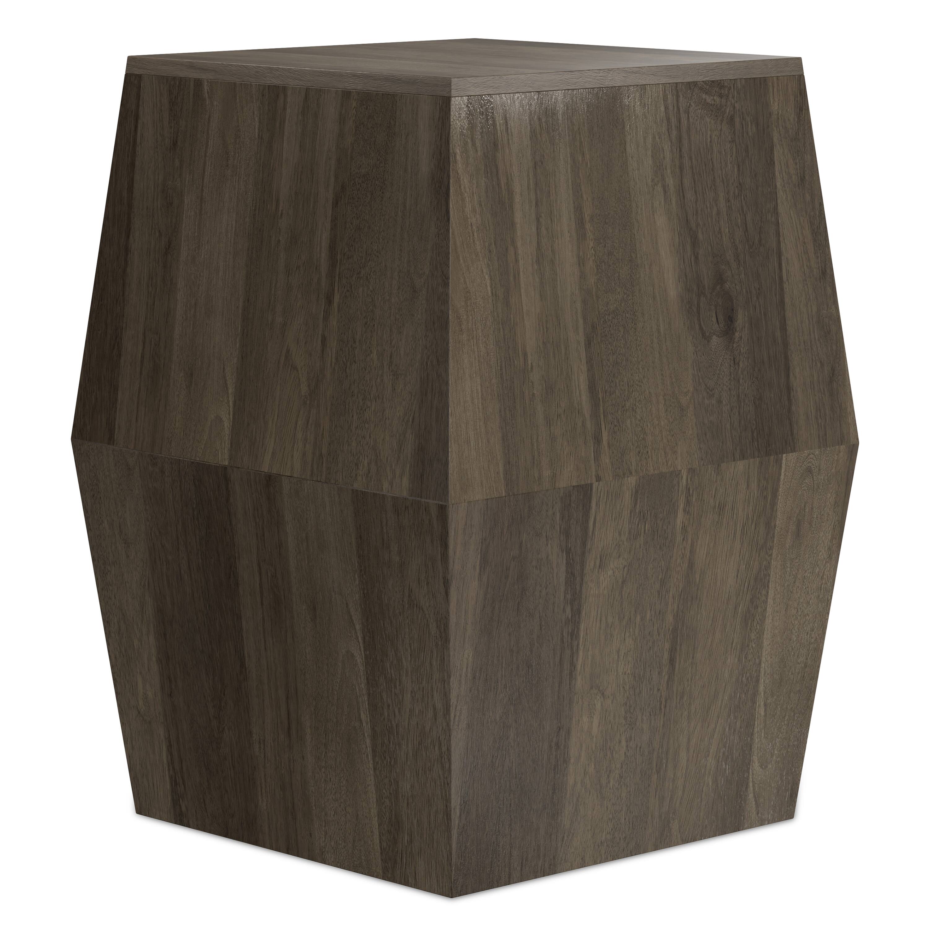 Front. Simpli Home - Terry SOLID MANGO WOOD 16 inch Wide Irregular Contemporary Side Table in Ash Grey, Fully Assembled - Ash Grey.
