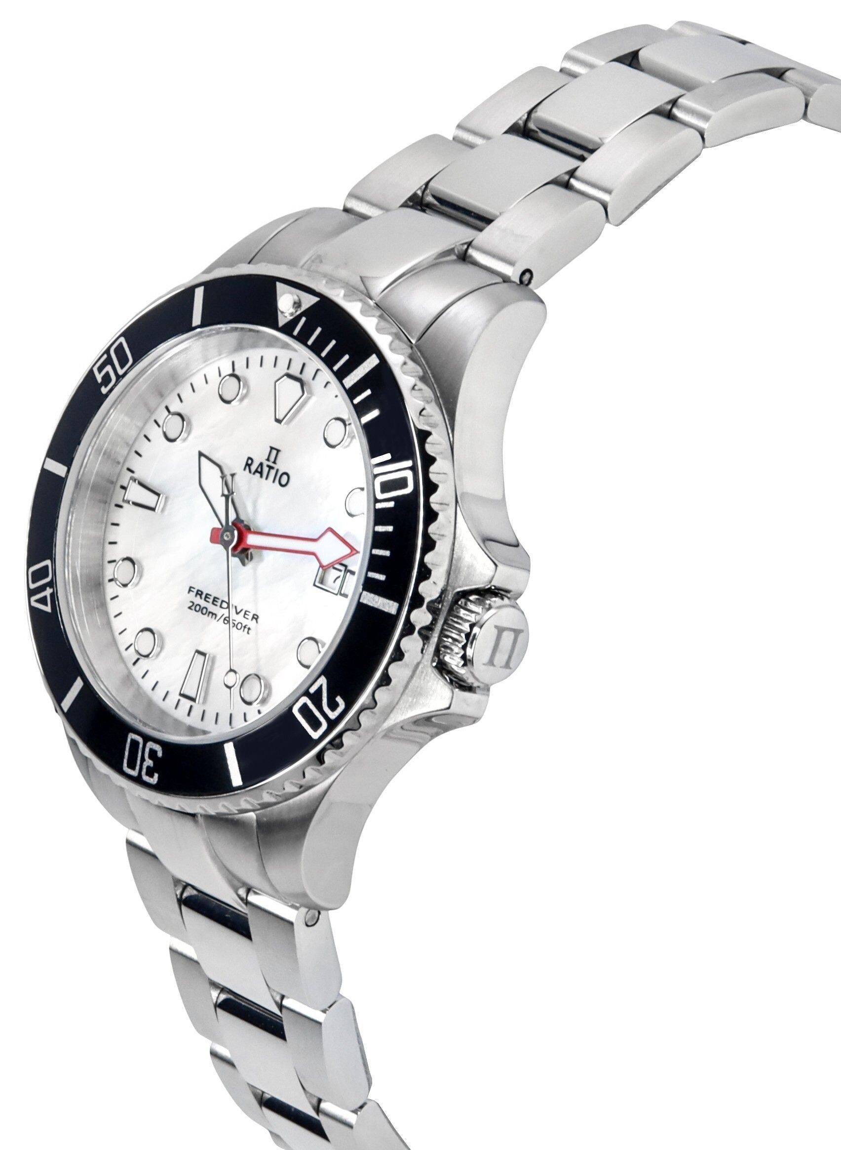 RATIO  
FREEDIVER  
200m / 660ft  

50  
40  
30  
20  
10