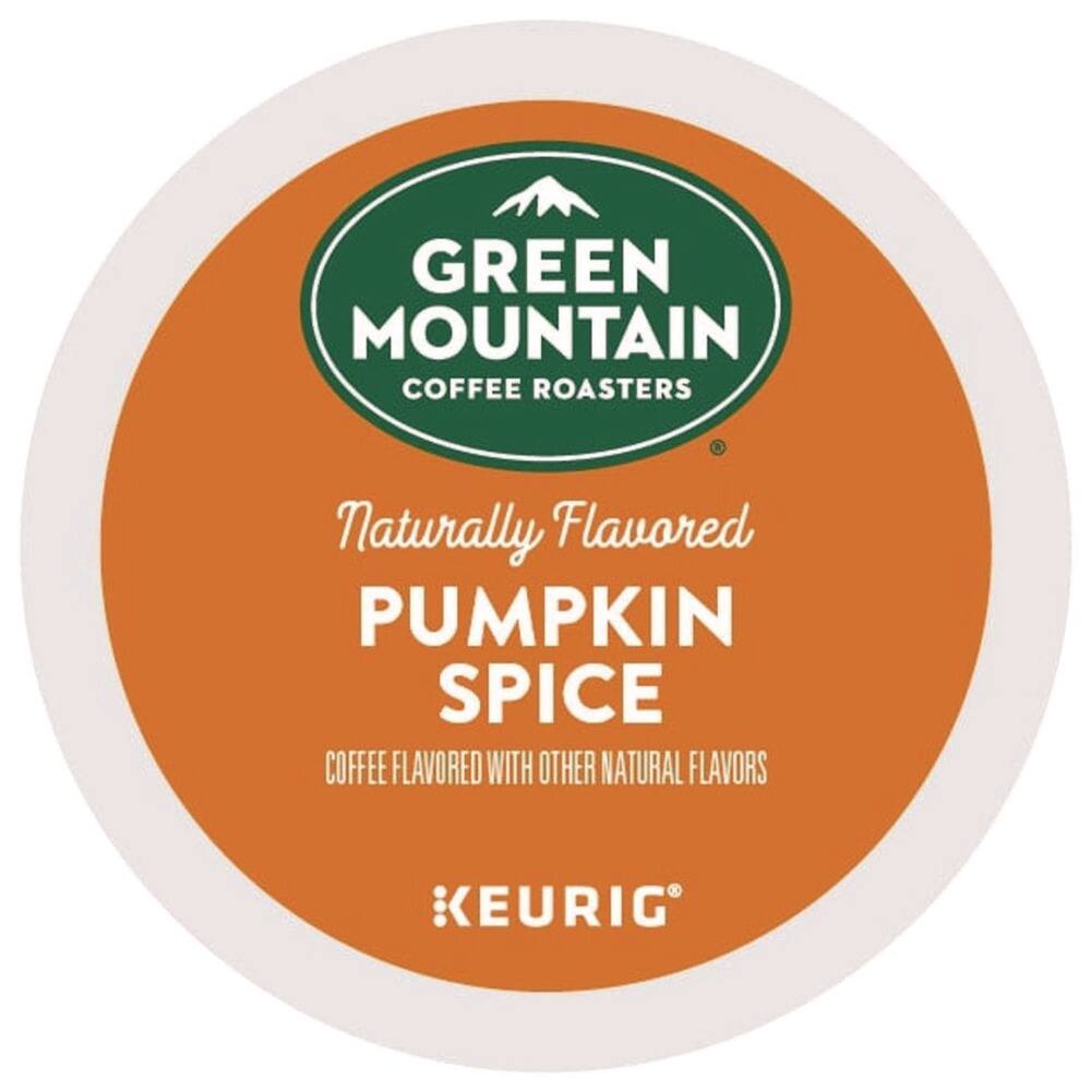GREEN MOUNTAIN COFFEE ROASTERS  
Naturally Flavored  
PUMPKIN SPICE  
COFFEE FLAVORED WITH OTHER NATURAL FLAVORS  
KEURIG