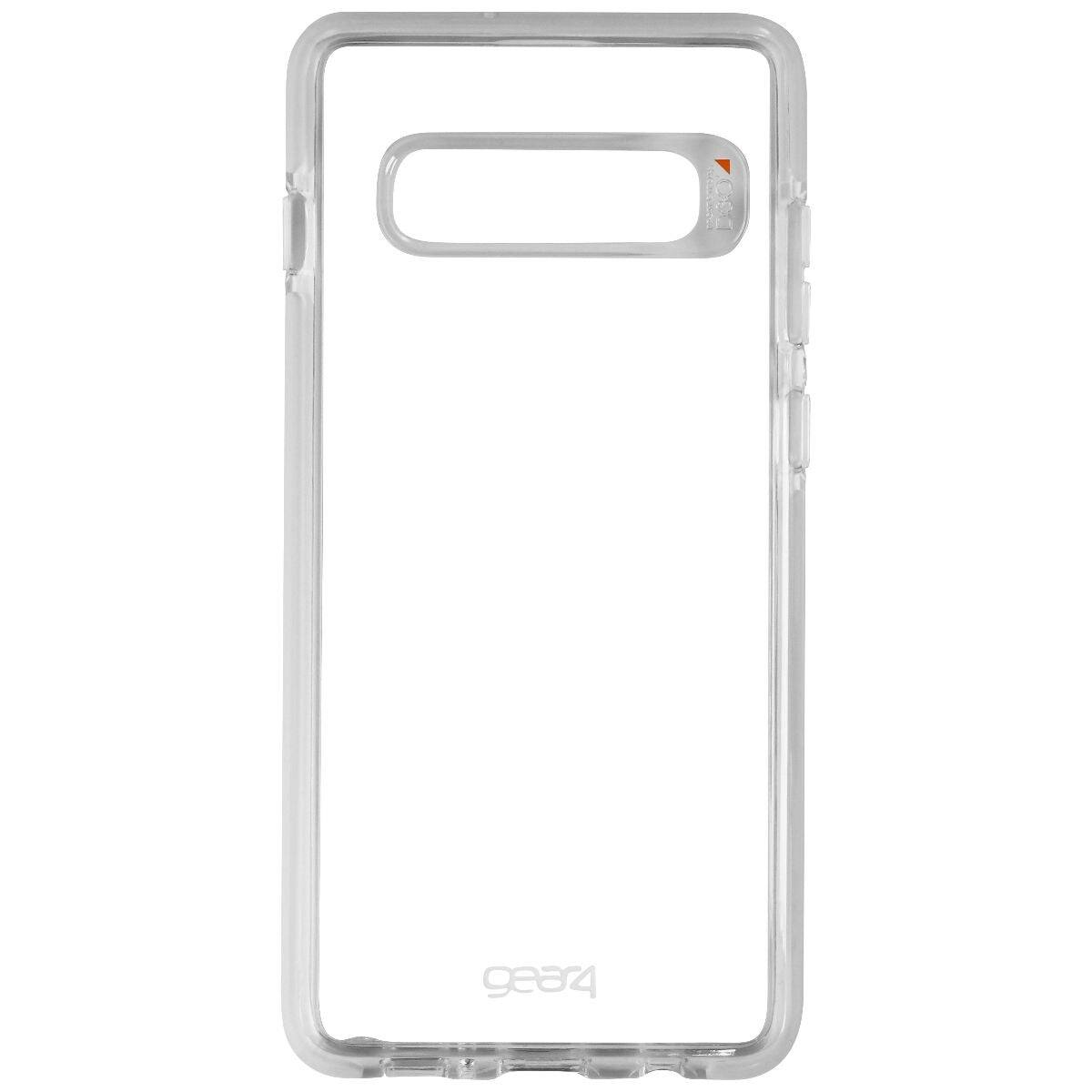 ZAGG - Piccadilly Series Hard Case for Samsung Galaxy S10+ (Plus) - White / Clear