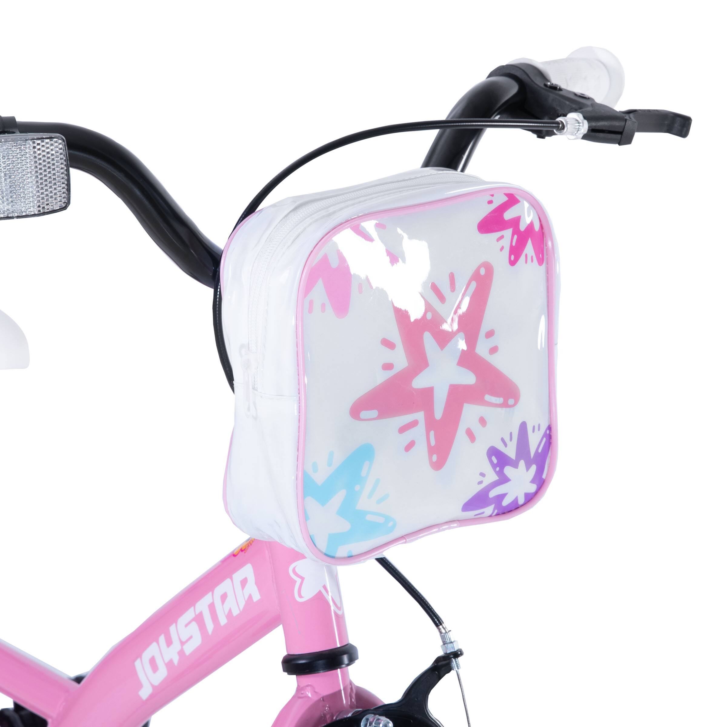 Alt View 7. JOYSTAR - JOYSTAR Zinnia 20" Kids Bike for Ages 7-13 Girls, Children's Bicycle with Training Wheels & Doll Seat, Pink - Pink.