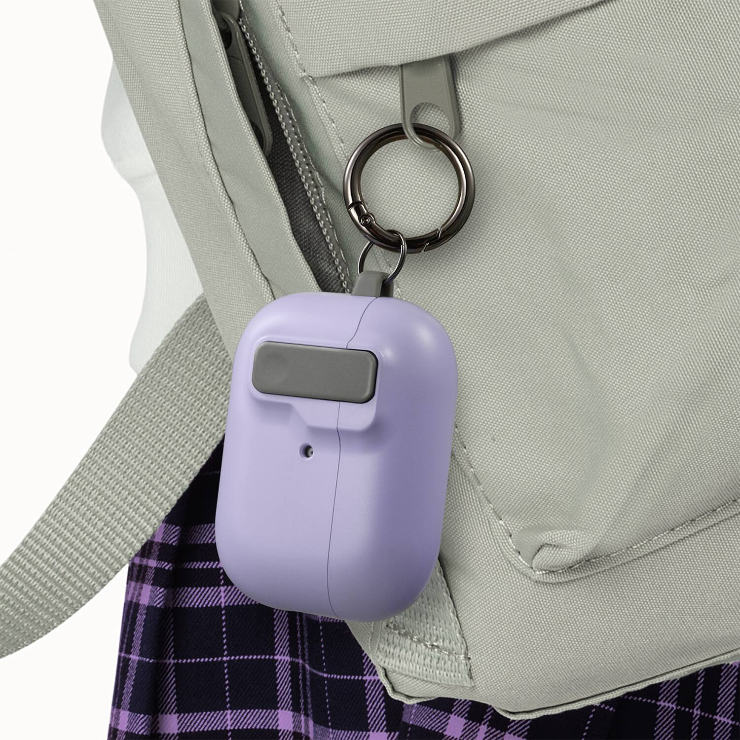 Alt View 5. Vena - For Apple Airpods Pro 2 Case Cover with Magsafe, Dual Layer Airpods Pro 2 Case 2nd Generation Auto Open Lock Purple - Purple.