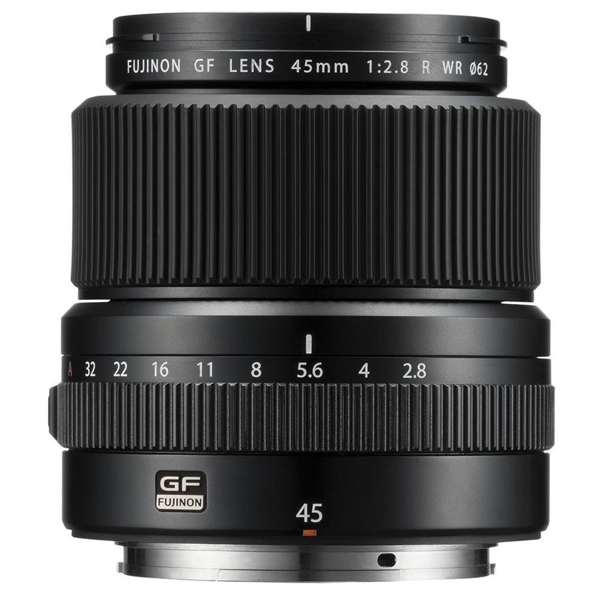 FUJINON GF LENS 45mm 1:2.8 R WR 062  
A 32 22 16 11 8 5.6 4 2.8  
GF FUJINON 45