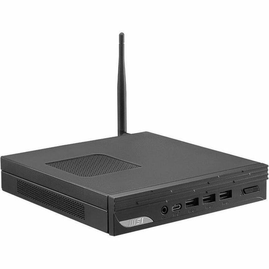 Alt View 5. MSI - MSI PRO DP10 Small Form Factor Mini PC Barebone - Intel Core i5-1340P - Iris® Xe Graphics - WiFi 6 - 3Y Warranty - Black.