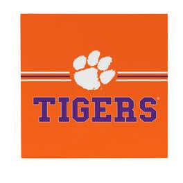 Evergreen Enterprises - Clemson Tigers 12" x 12" Wood Wall Sign - Multicolor