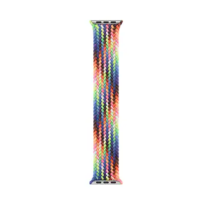 Front. Apple - Braided Solo Loop Band Size 2 - 41mm Compatibility - Pride Edition - Pride Edition.