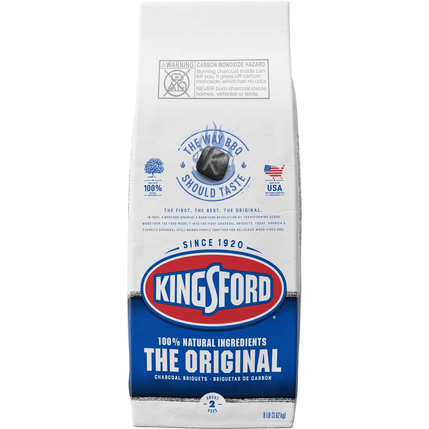Kingsford - All Natural Original Charcoal Briquettes 8 lb