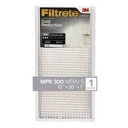 Filtrete - 12 in. W X 20 in. H X 1 in. D 300 MPR Pleated Air Filter 1 pk