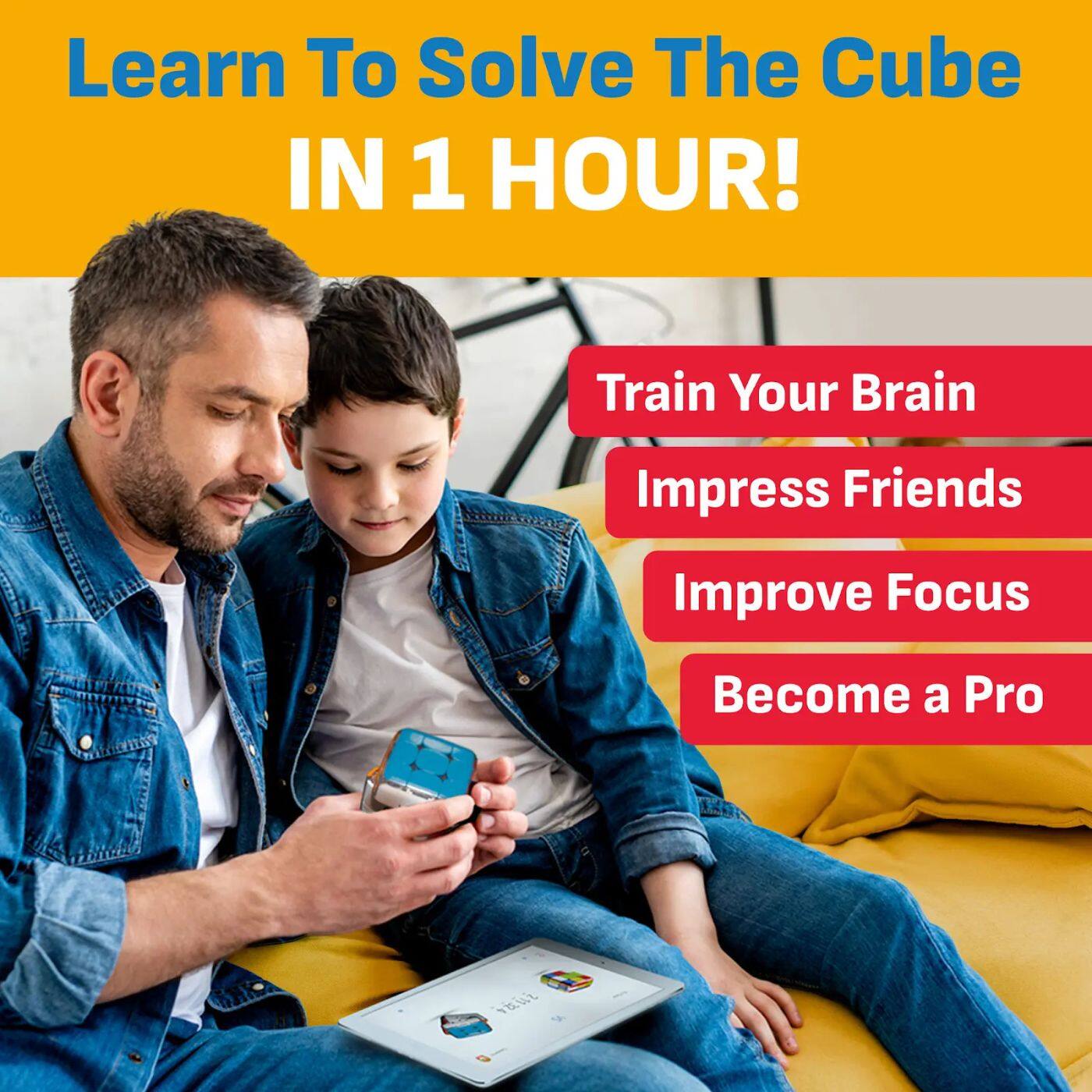 Learn To Solve The Cube IN 1 HOUR! Train Your Brain Impress Friends Improve Focus Become a Pro
