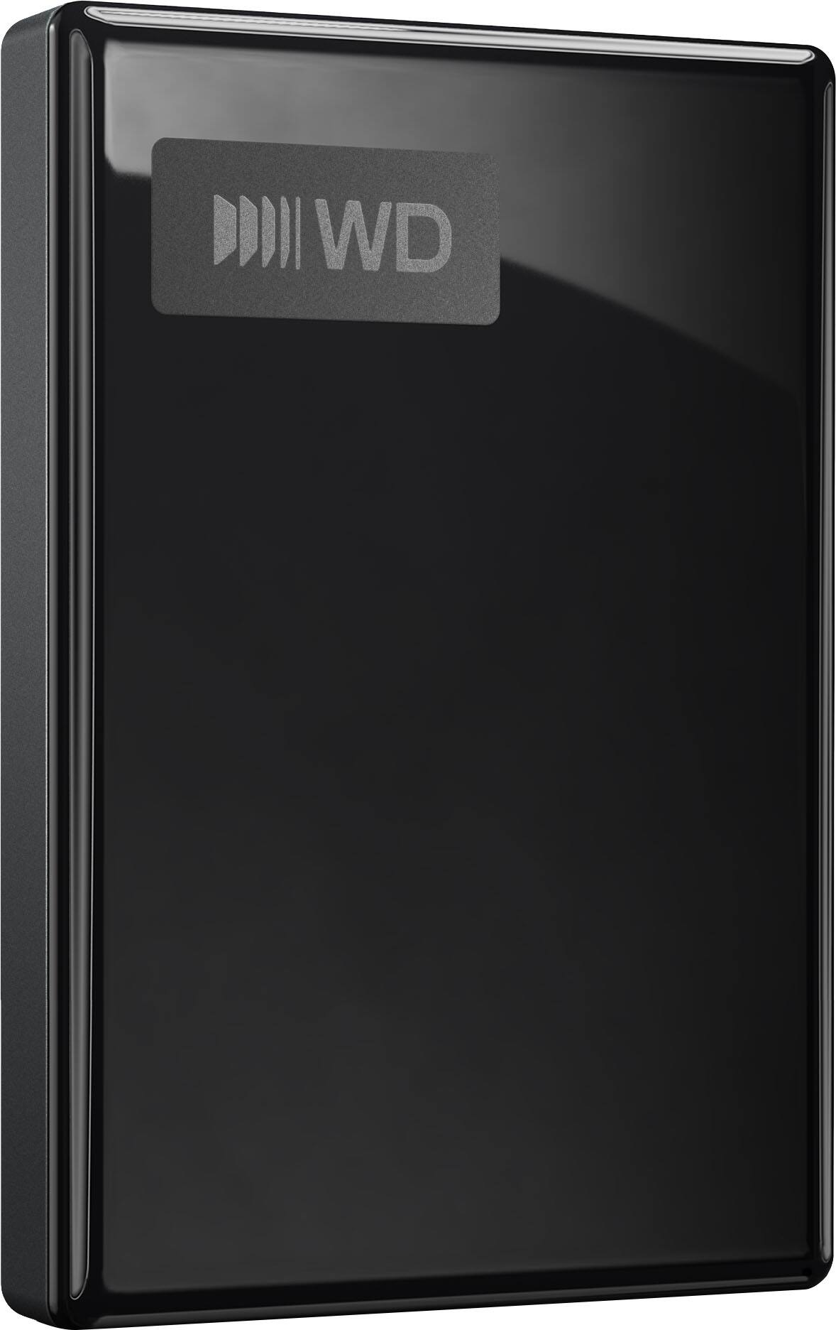 Left. WD - 2TB WD My Passport Portable Hard Drive - Black.