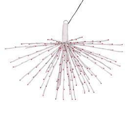 Vickerman - 240Lt x 32" White Starburst Red 5mm LED Lights.