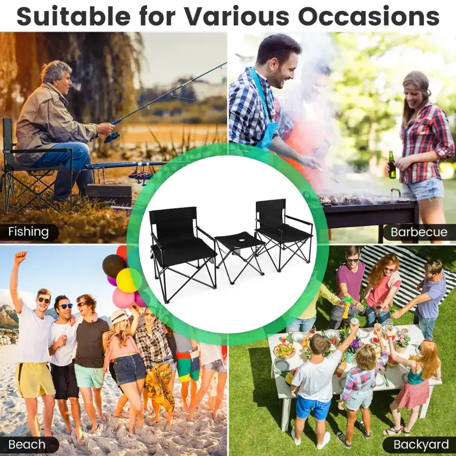 Suitable for Various Occasions: Fishing, Barbecue, Beach, Backyard.