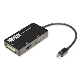 Tripp Lite - P137-06N-HDV 6 in. Keyspan Mini DisplayPort to VGA/DVI/HDMI All-in-One Adapter/Converter - false