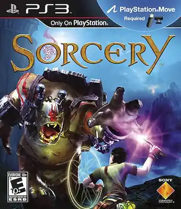 PS3
Only On PlayStation.
PlayStation Move Required
Sorcery™
EVERYONE 10+
10 CONTENT RATED ESRB
SONY
COMPUTER ENTERTAINMENT - E10+ (Everyone 10+)