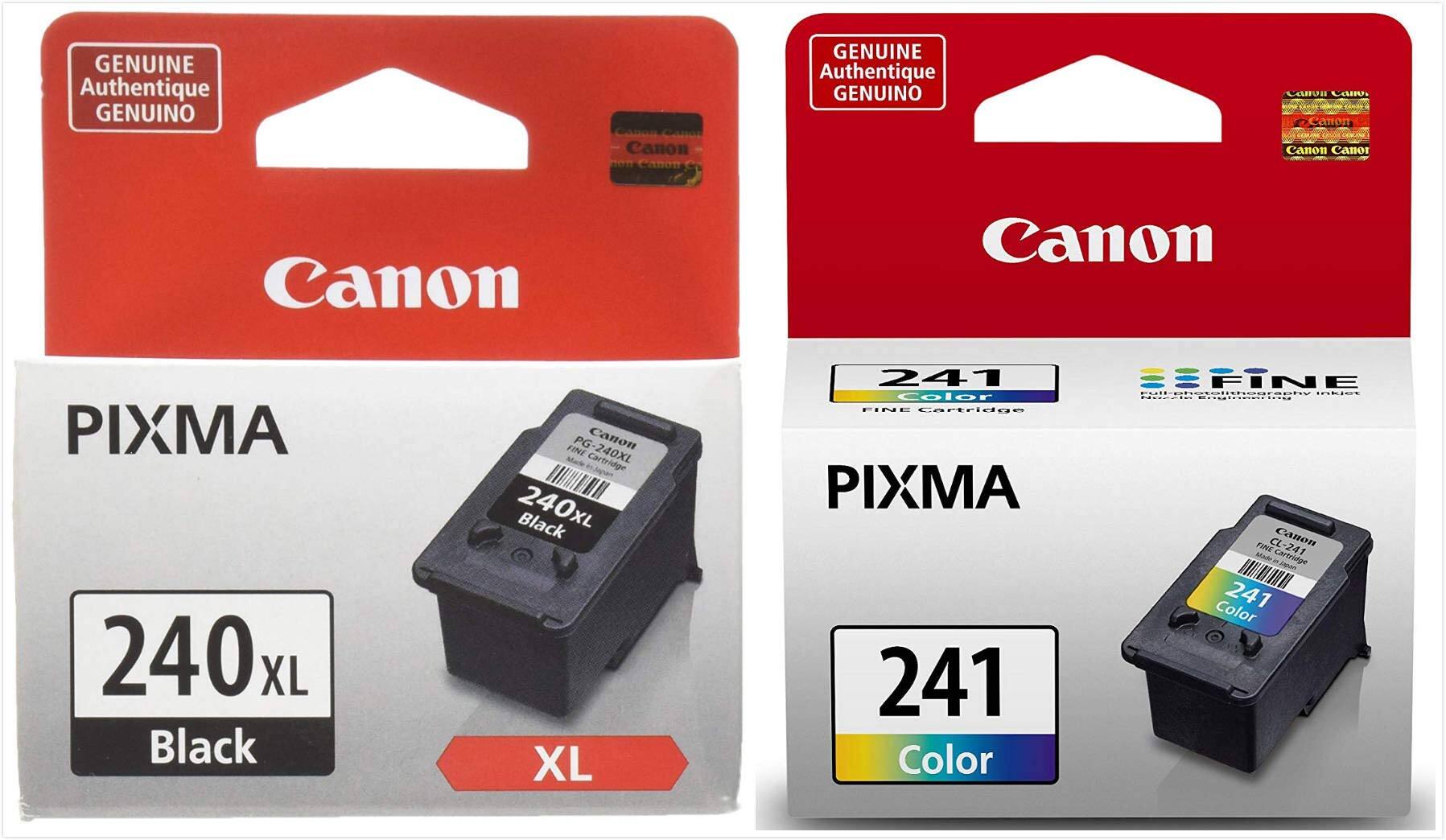 Canon - PG-240 XL Black Cartridge and CL-241 Standard Color