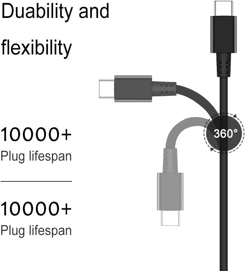 Duability and flexibility  
10000+ Plug lifespan  
360°  
10000+ Plug lifespan