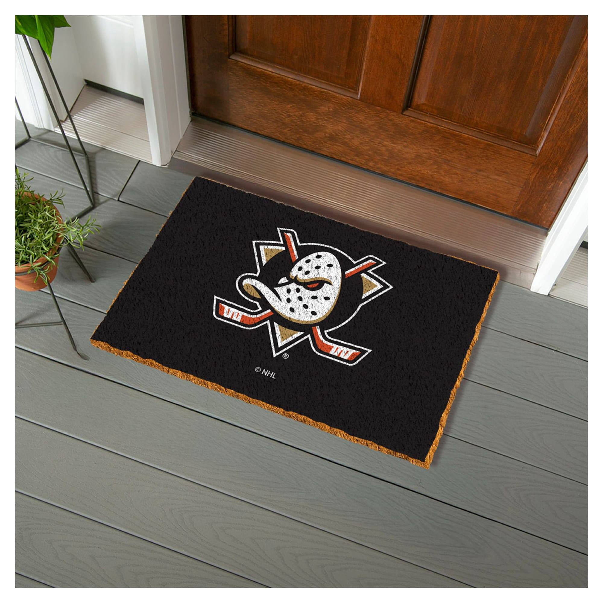 Alt View 1. Evergreen Enterprises - Anaheim Ducks 16" x 28" Full Color Indoor/Outdoor Logo Turf Mat - Multicolor.