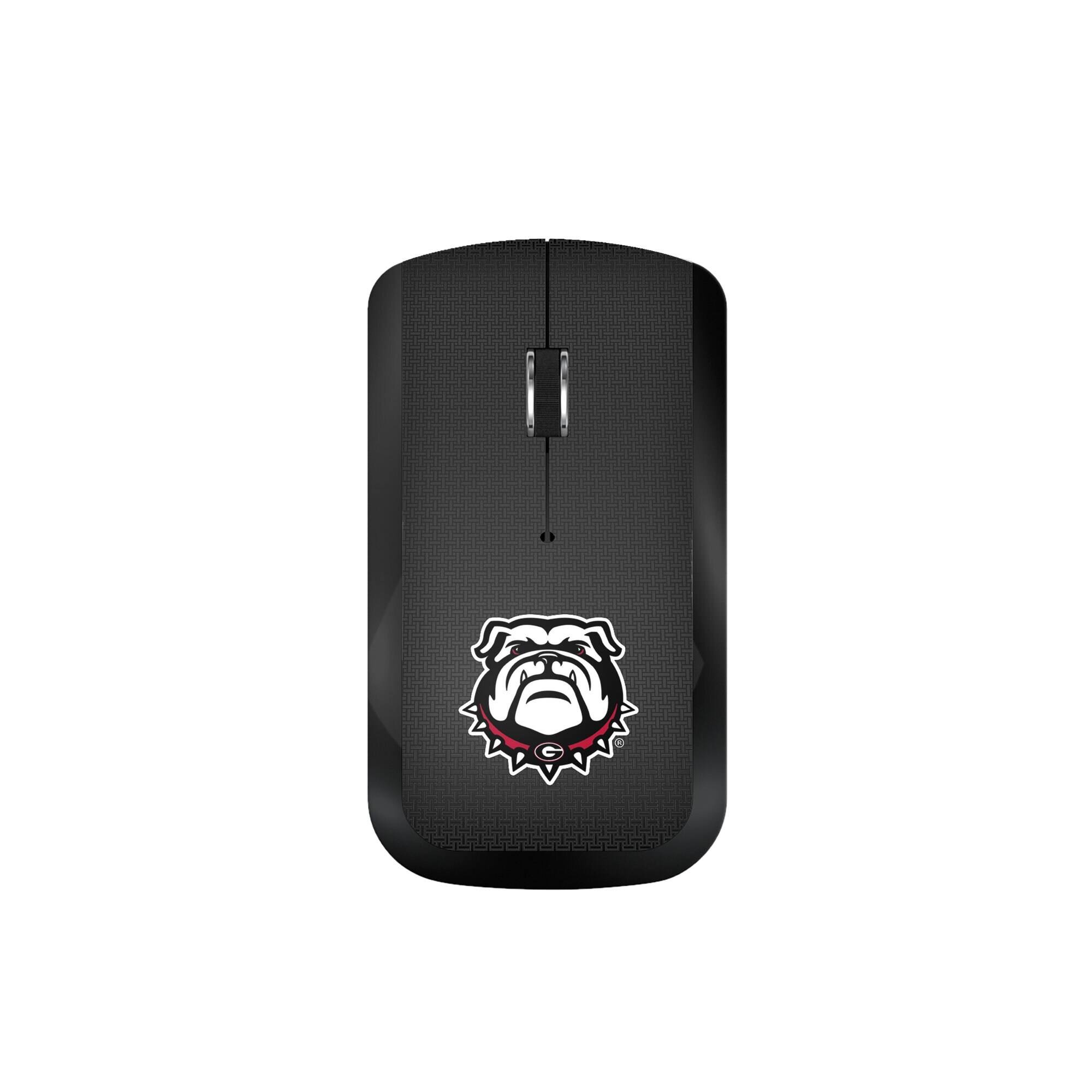 Front. Keyscaper - Georgia Bulldogs Wireless USB Computer Mouse - Black.