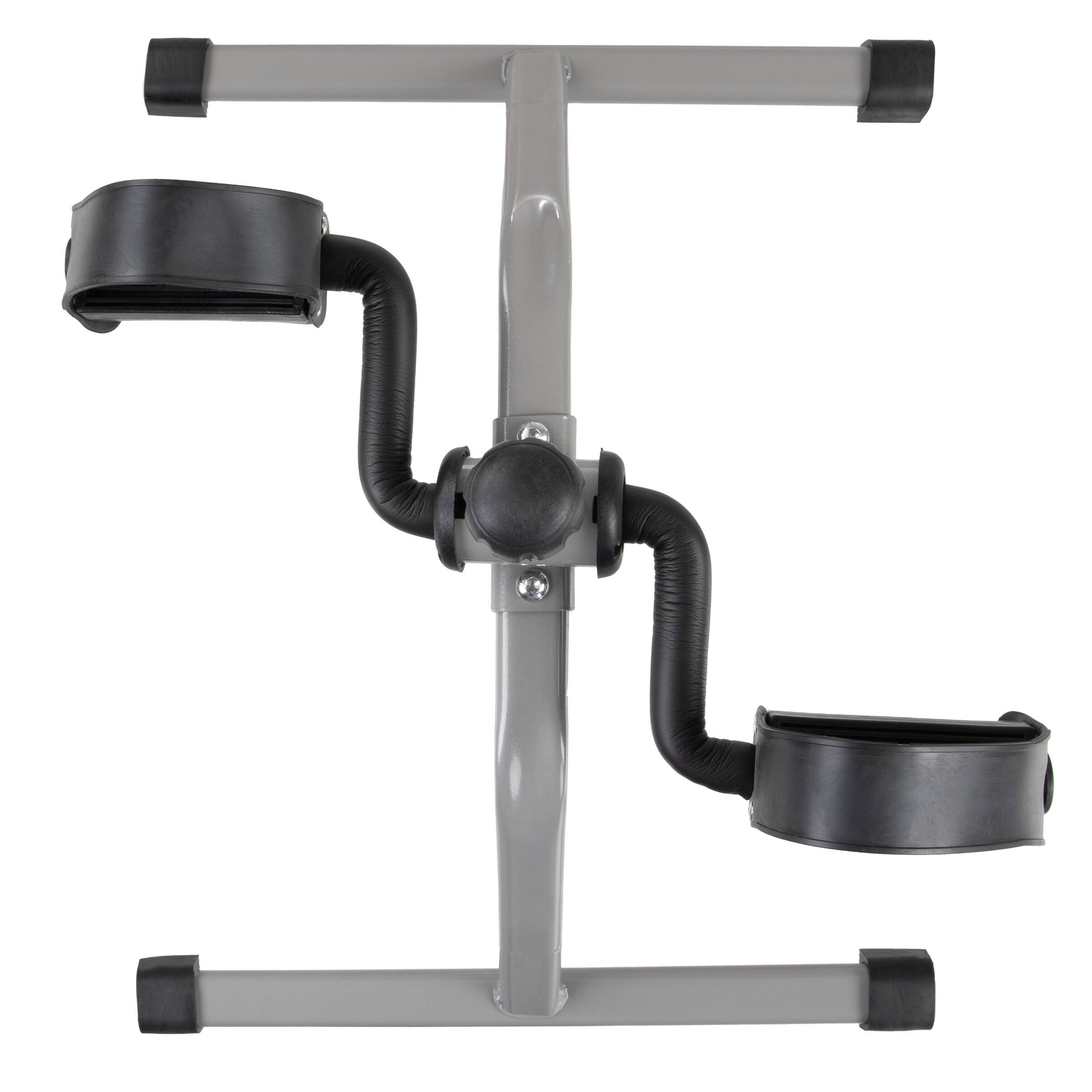 Alt View 2. Wakeman - Under Desk Stationary Bike - Pedal Machine - Black and Gray.