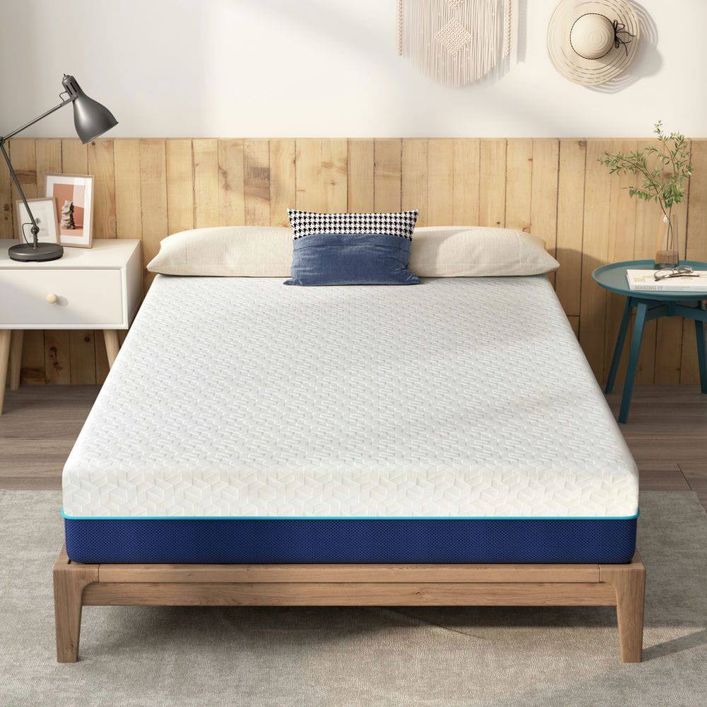Kadyn - 8 Inch Mattress in a Box, Gel Memory Foam Mattress for Cool Sleep & Pressure Relief - White