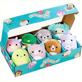 Kellytoy - Squishmallows 5 Inch Mini Plush 8 Pack | Fantasy & Wildlife - Blue