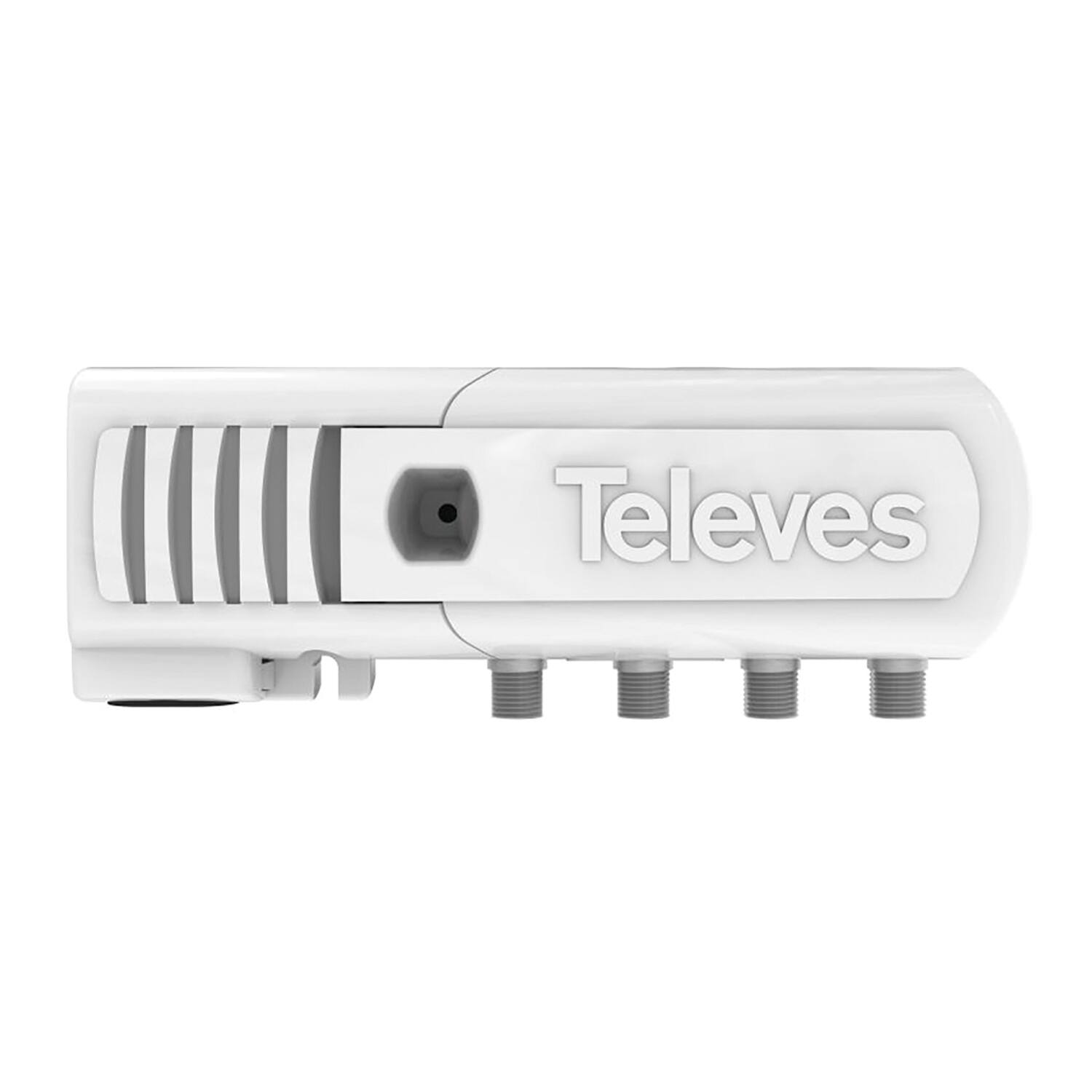 Alt View 2. Televes - Televes 552280 Lte-filtering Distribution Indoor Amplifier With 3 Outputs - White.