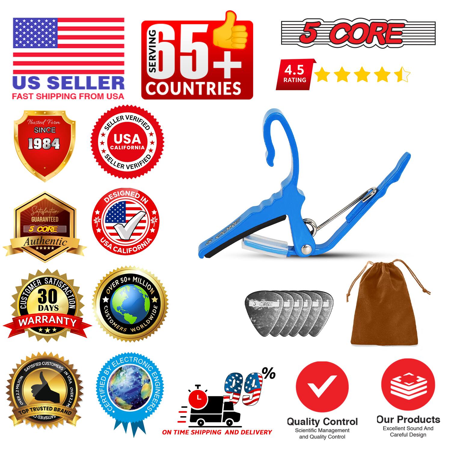 - US SELLER
- FAST SHIPPING FROM USA
- Trusted Since 1984
- 65+ COUNTRIES
- 4.5 RATING
- SELLER VERIFIED USA CALIFORNIA
- SELLER VERIFIED USA CALIFORNIA
- 5 CORE Authentic
- 30 DAYS WARRANTY
- OVER 50+ MILLION CUSTOMERS WORLDWIDE
- SATISFIED CUSTOMERS BY ELECTRONIC ENGINEERS
- TOP TRUSTED BRAND
- ON TIME SHIPPING AND DELIVERY
- Quality Control
  - Scientific Management and Quality Control
- Our Products
  - Excellent Sound And Careful Design
- 5 CORE