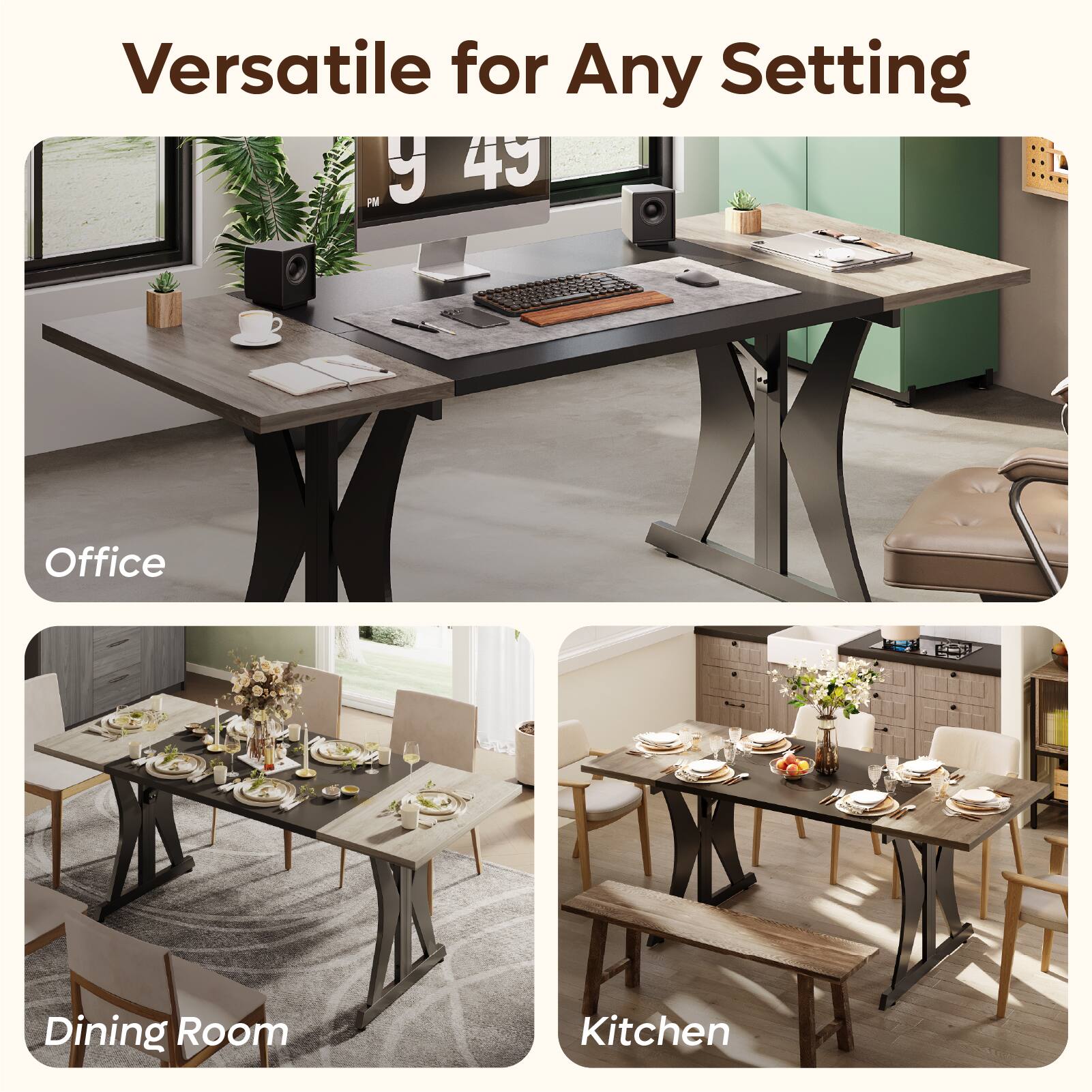 Versatile for Any Setting: Office, Dining Room, Kitchen